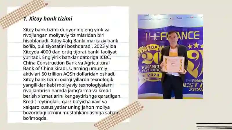 Xitoy bank tizimi 3