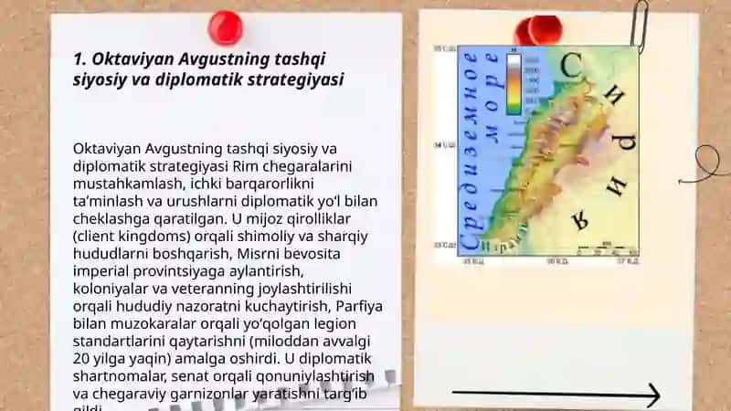 Oktaviyan avgust diplomatiyasi 3