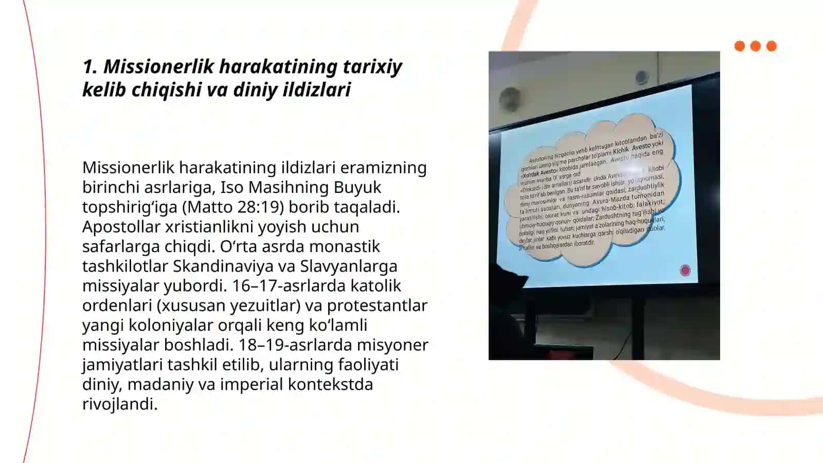 Missionerlik harakatining kelib chiqishi va hozirgi barqarolikka tasiri 3