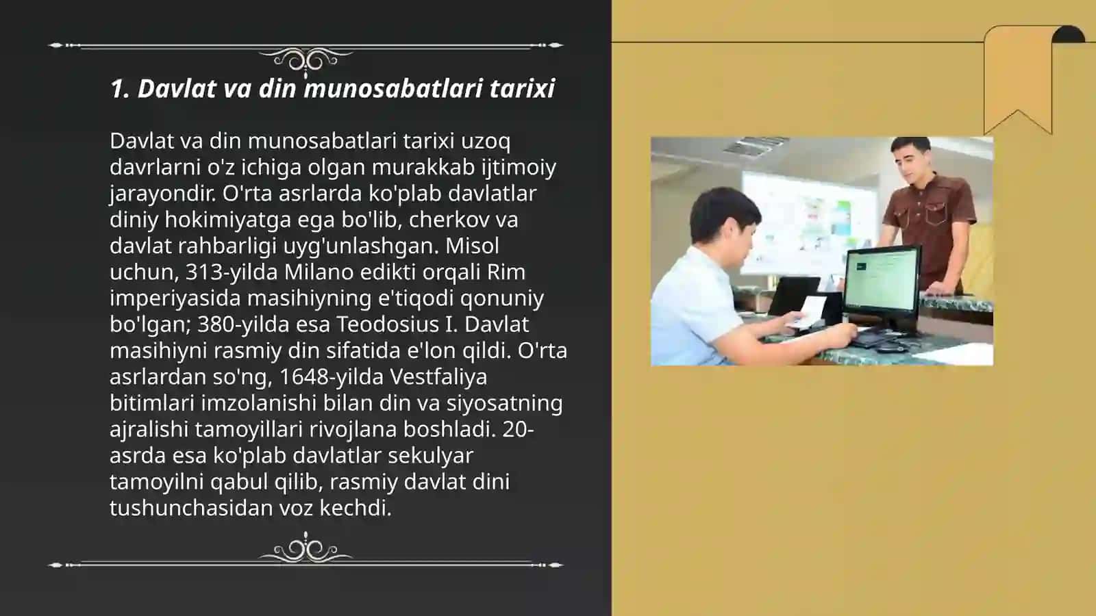 Oʻzbekistonda davlat va din munosabatlariga doir qonun hujjatlari 3