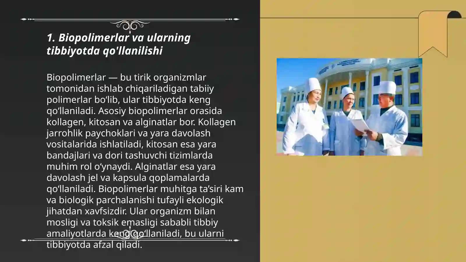 Tibbiyot polimerlari istiqbollari 3