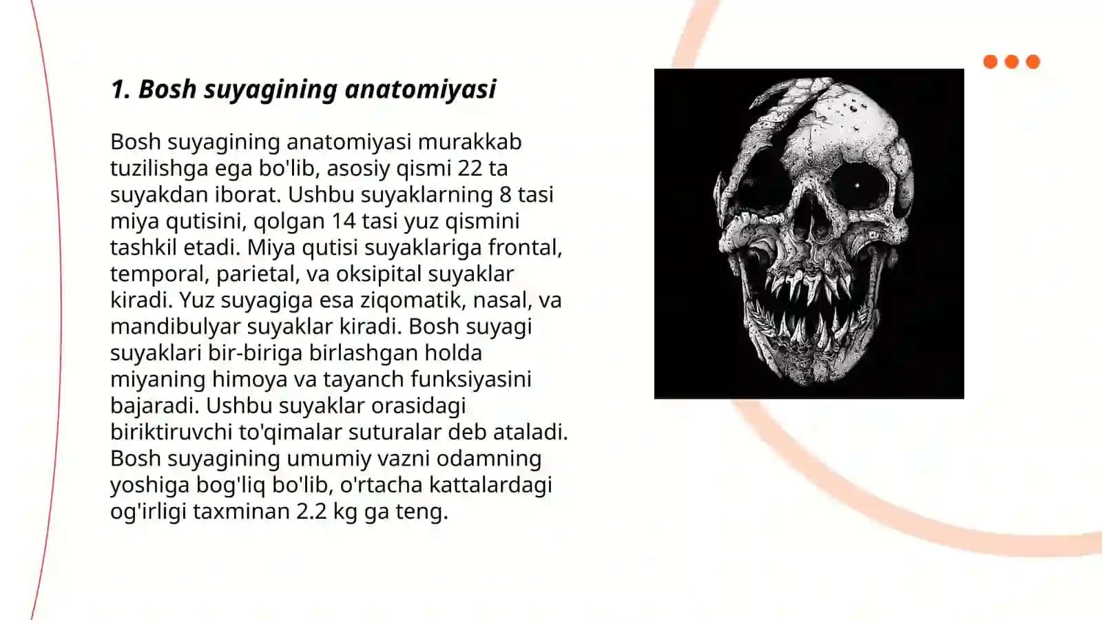 Bosh suyagi 3