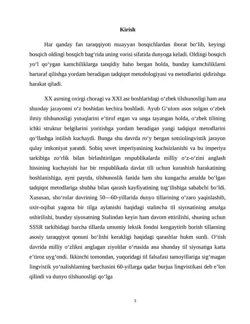 Oʻzbek struktural tilshunosligining shakllanishi va maktablari, vakillari 3