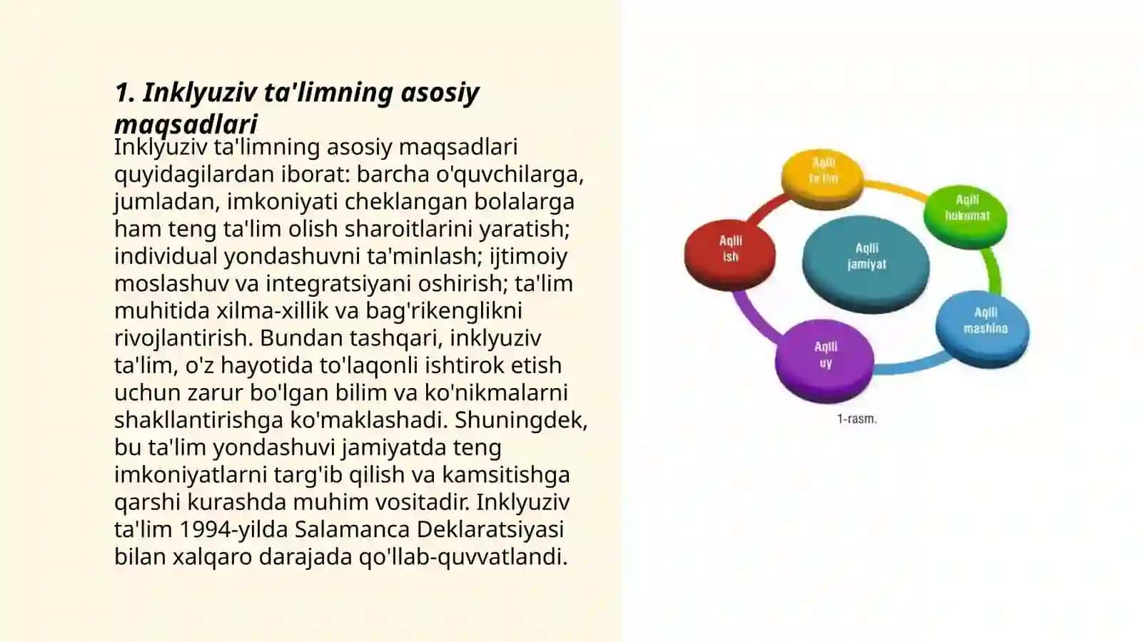 Inklyuziv va integratsiya ta’limning bir – biridan farqi 3