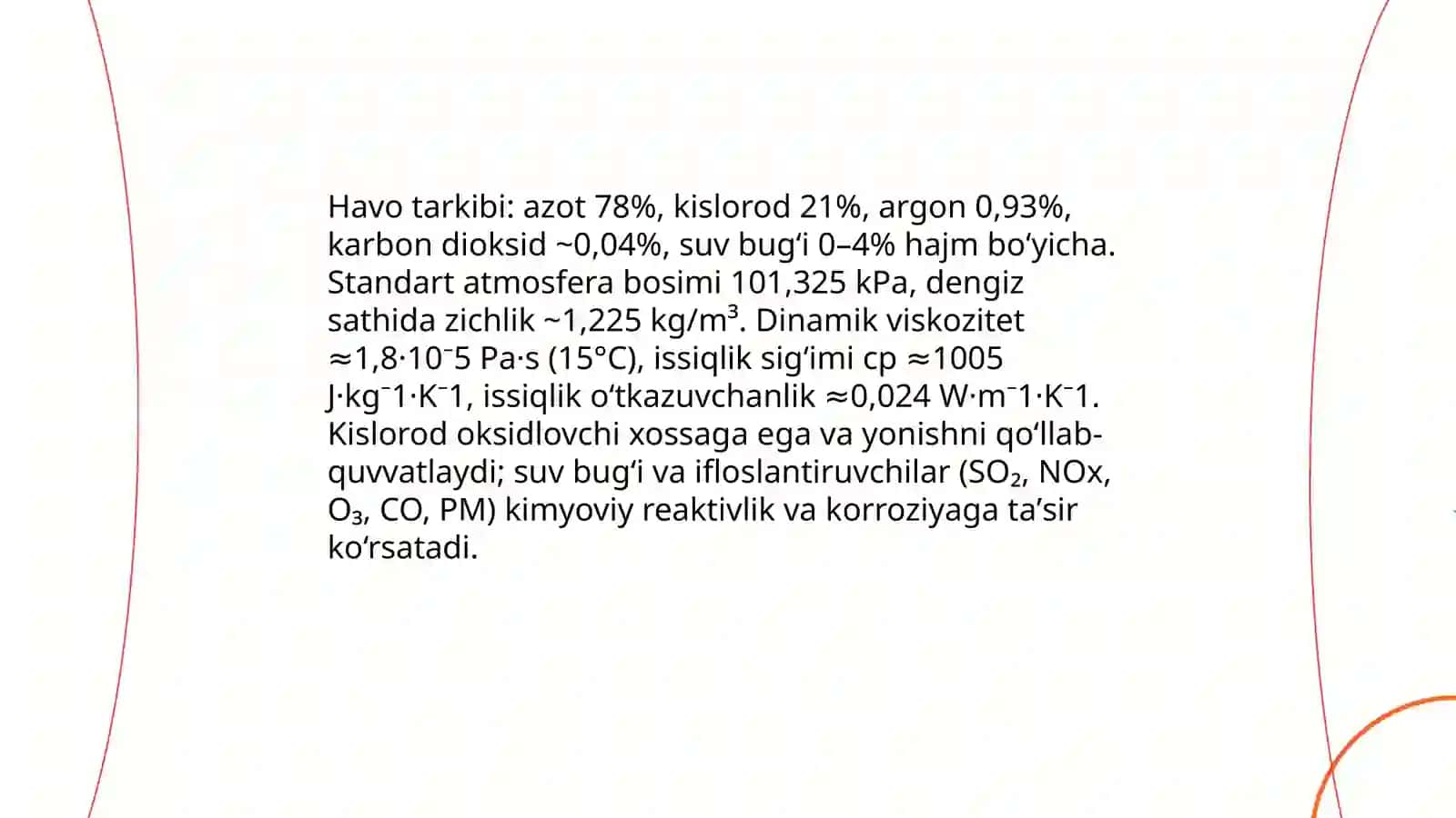 Havo muhitining fizik va kimyoviy omillari. Yongʻinlar 3