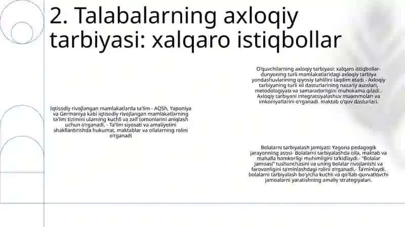 Iqtisodiy Rivojlangan Xorijiy Davlatlarda TaʼLim Tizimi 3