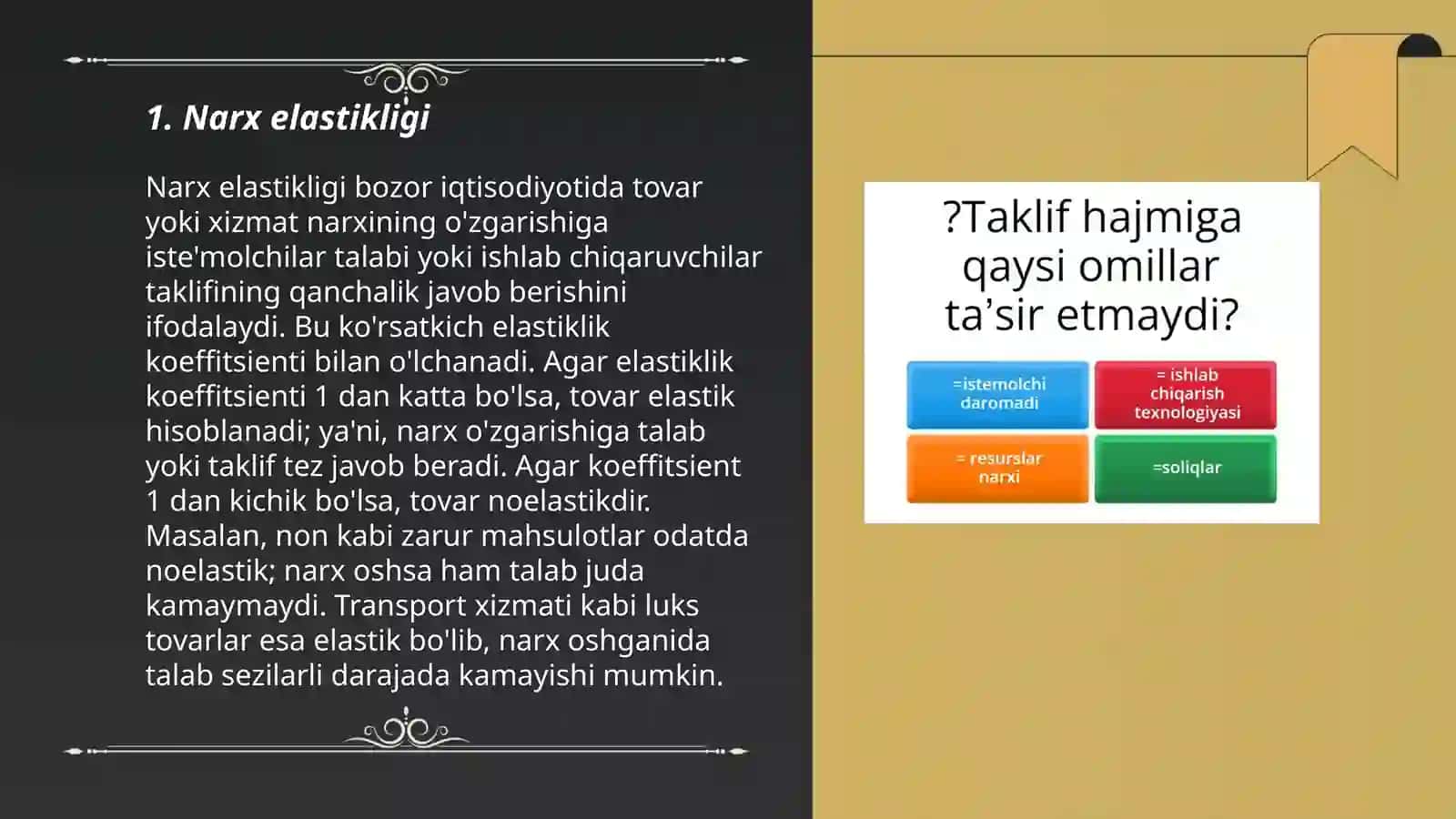 Narx elastikligi 3