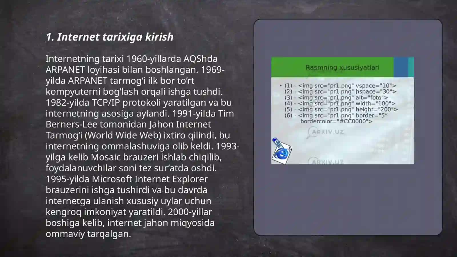Internet haqida umumiy maʼlumot 3