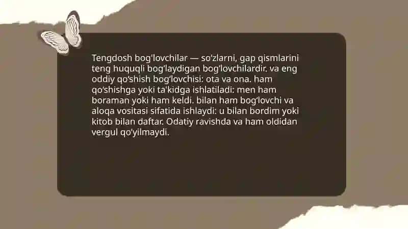 Sózlarning ózaro boģlanishi va boģlovchi vositalar 3