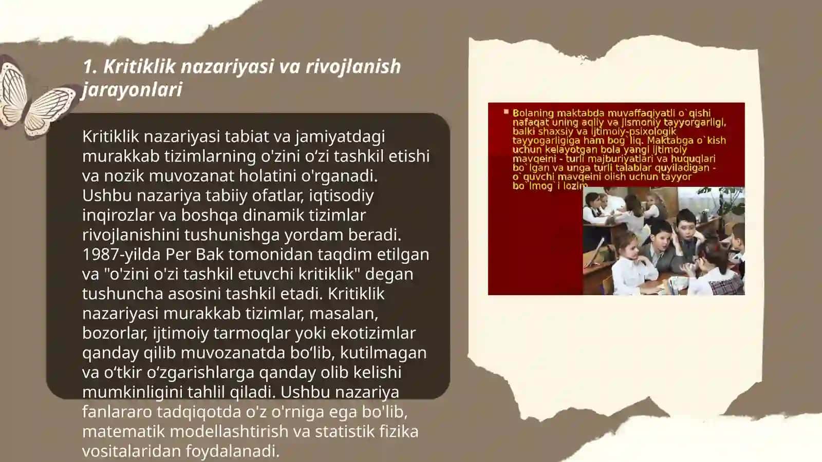 Rivojlanishdagi kritik davrlar haqida 3