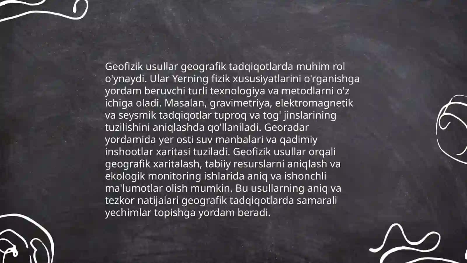 Geografik vazifalarni bajarishda geofizik usullarining qoʻllanishi 3