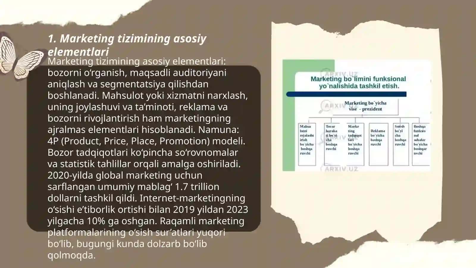 Marketingni tashkil etish tizimi 3
