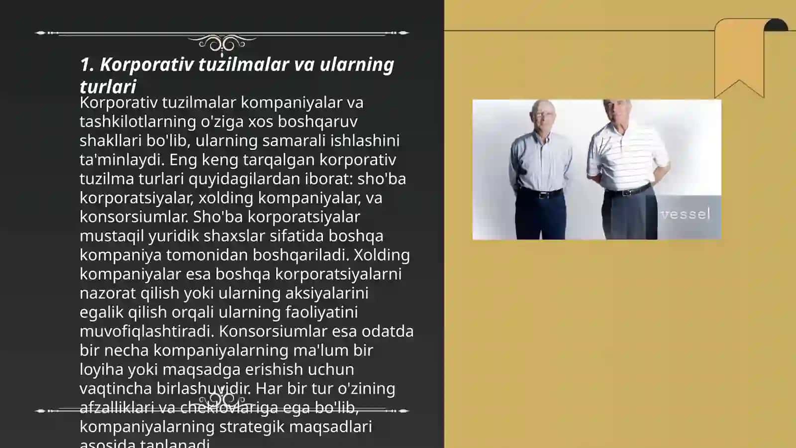 Korporativ tuzilmalar va ularni rivojlanish istiqbollari 3