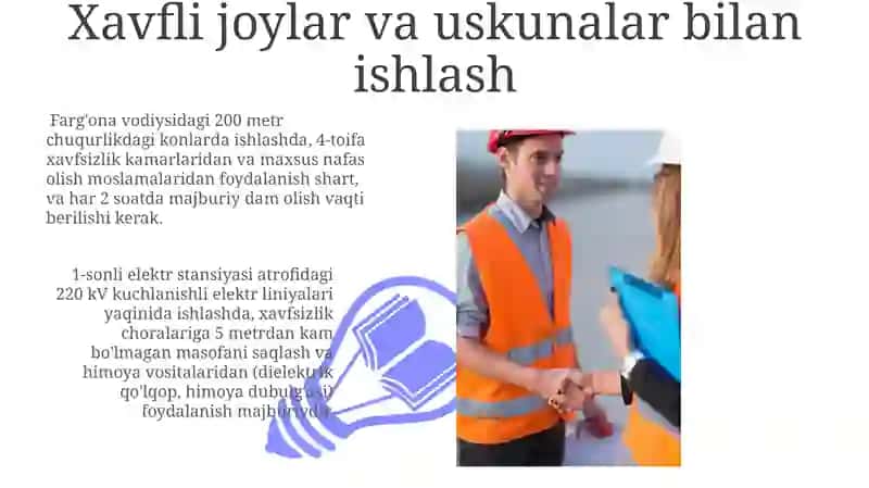 Xavfsizlik qoidalari va tartiblari 3