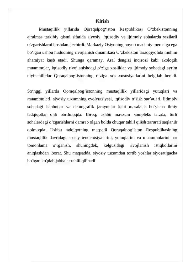 Mustaqillik yillarda Qoragolpoqston Respublikasi 3