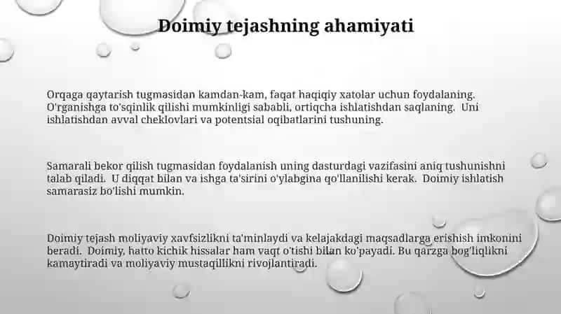 Undov belgisining ishlatilish qoidalari 3