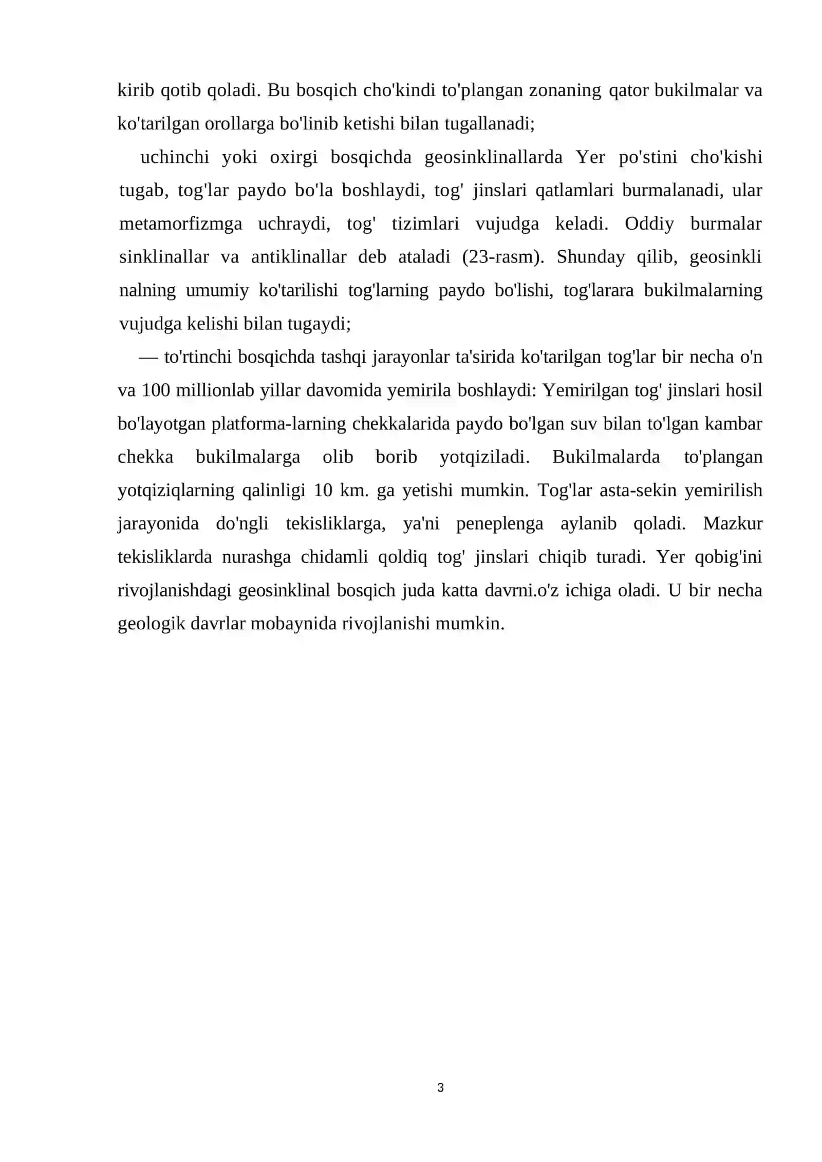 Tibbiyotda geosinklinallar 3
