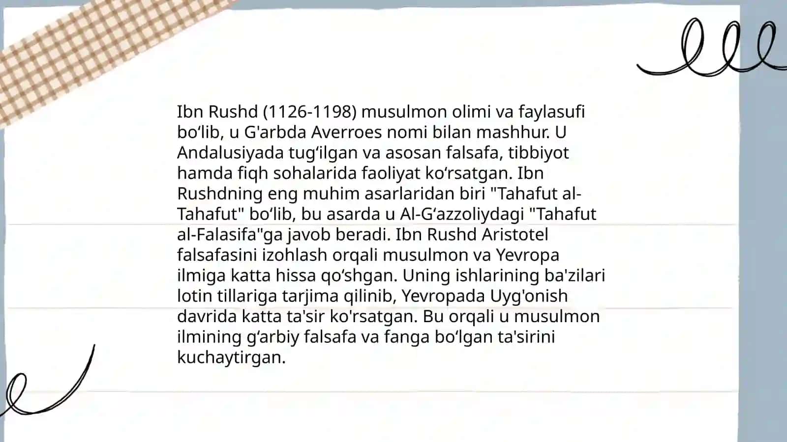 Ibn-Rushd va Sharq falsafasi 3