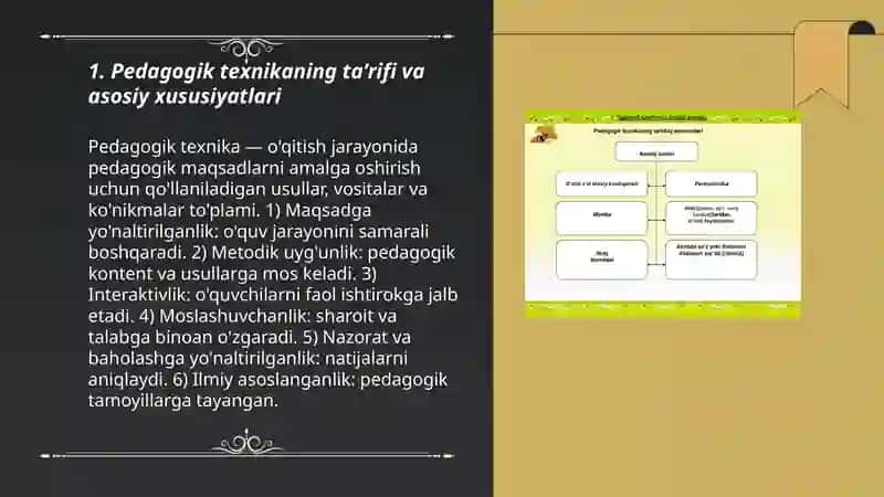 Pedagogik texnikaning xususiyatlari 3
