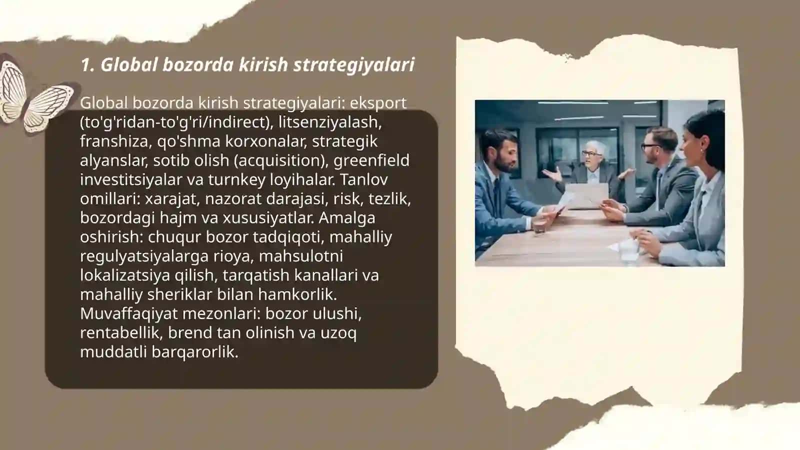 Global bozorda iznes yuritish 3