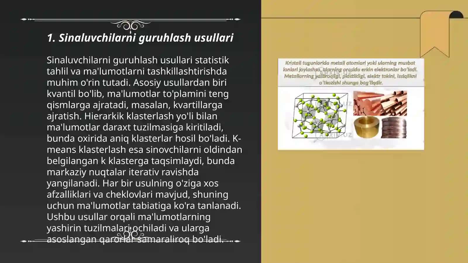 Sinaluvchilarni guruhlarga tanlash va ajratish strategiyasi 3