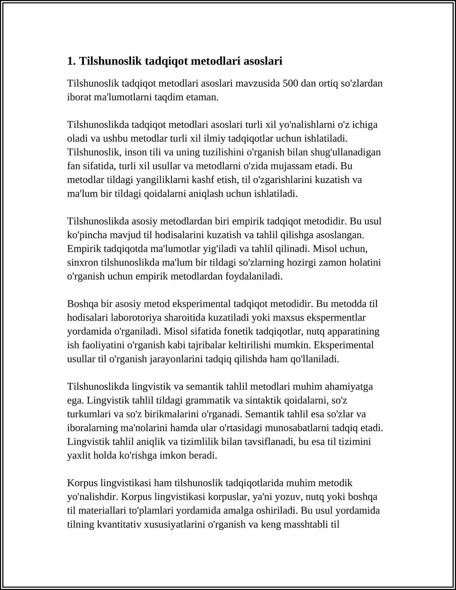 LINGVISTIK TADQIQOT METODLAR 3