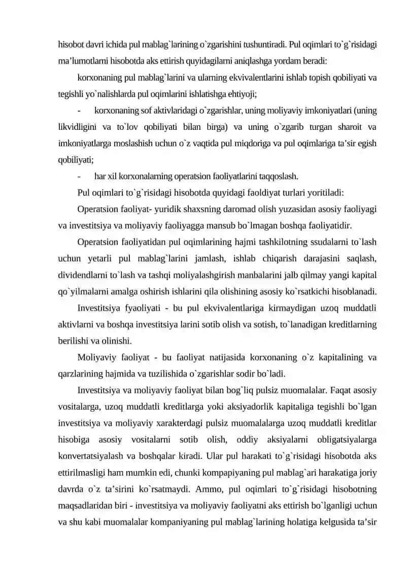 Korxonada pul oqimlarini boshqarish 3
