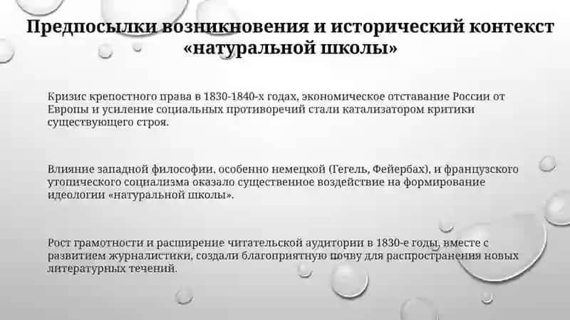Натуральная школа» в литературе 1840-х годов: борьба направлений, критика и становление 3