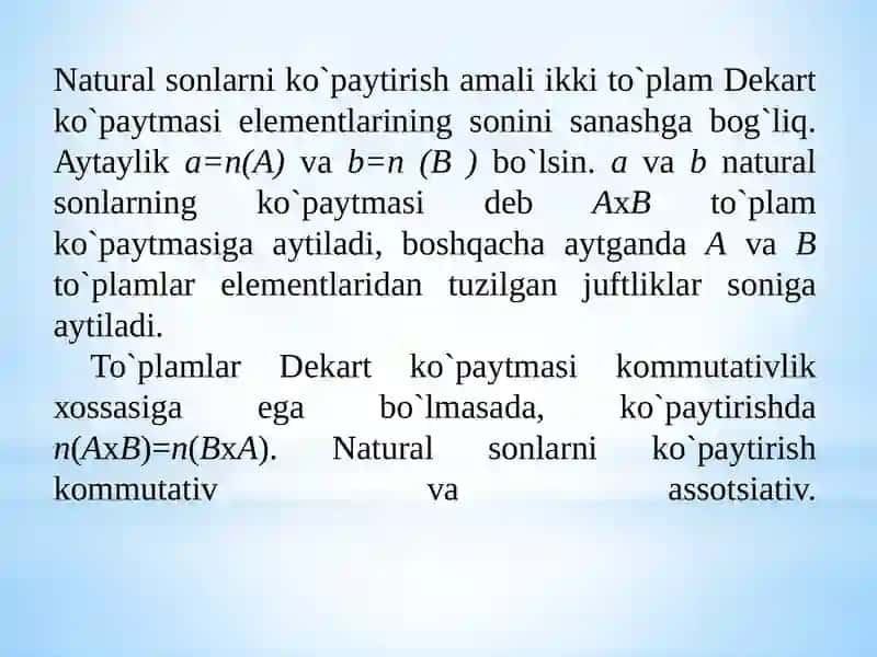 Nomanfiy butun sonlarni ko`paytirish amaliyati 3