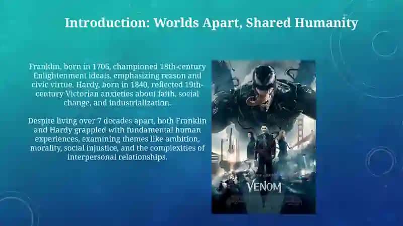 Worlds Apart, Words in Common: Franklin and Hardy 3
