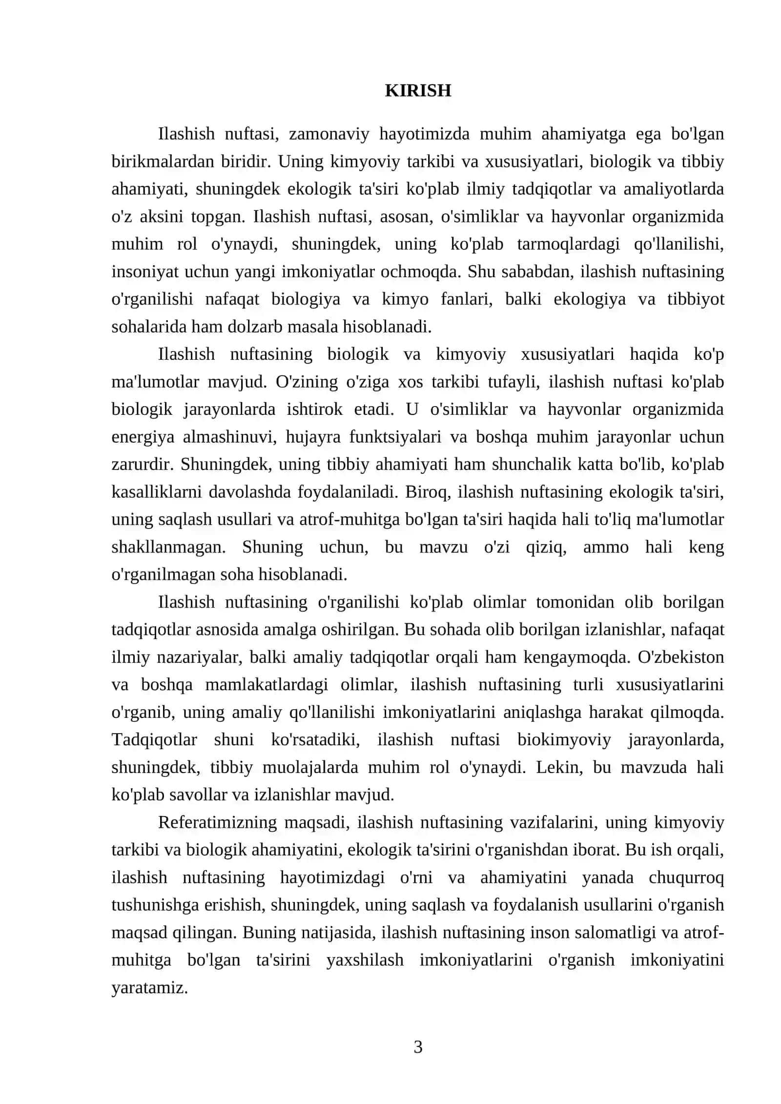 Ilashish nuftasining vazifasi 3