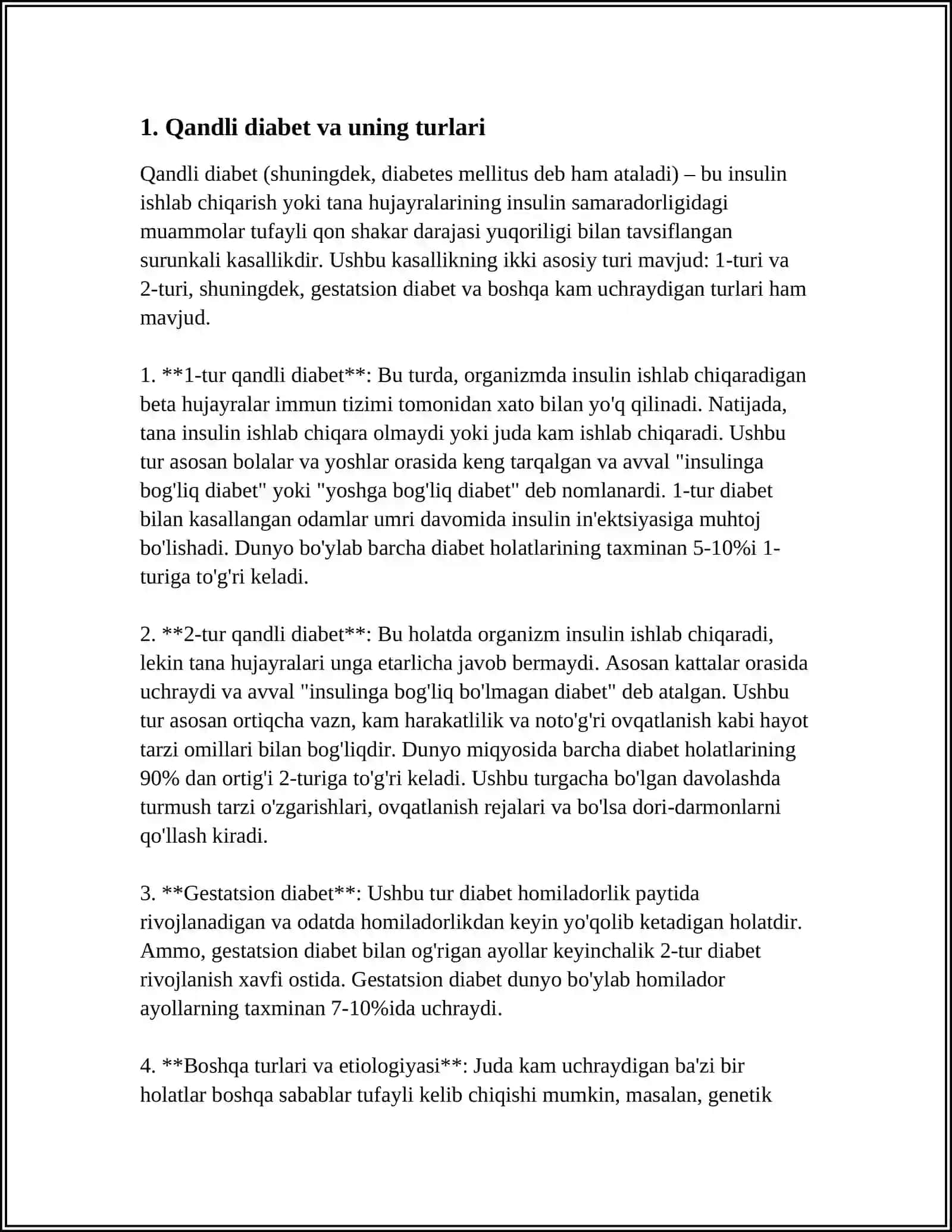 QANDSIZ DIABETNI DAVOLASHDA ISHLATILADIGAN DORI VOSITALARI 3