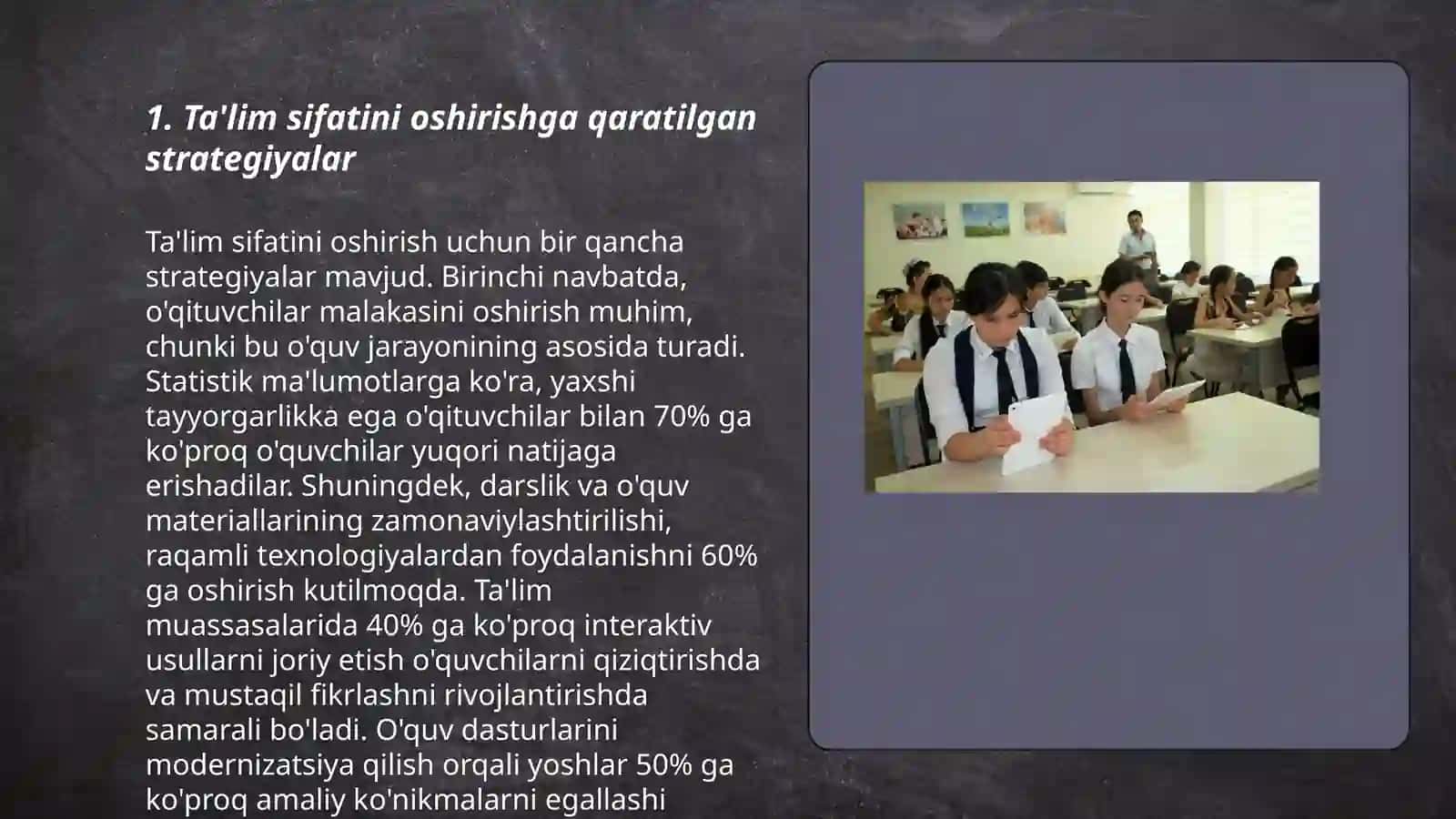 Ta'lim sifatini oshirishga qaratilgan strategiyalar 3
