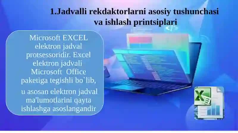 JADVAL RЕDAKTORLARDAN IQTISODIY MASALALARNI YЕCHISH JARAYONIDA FOYDALANISH 3