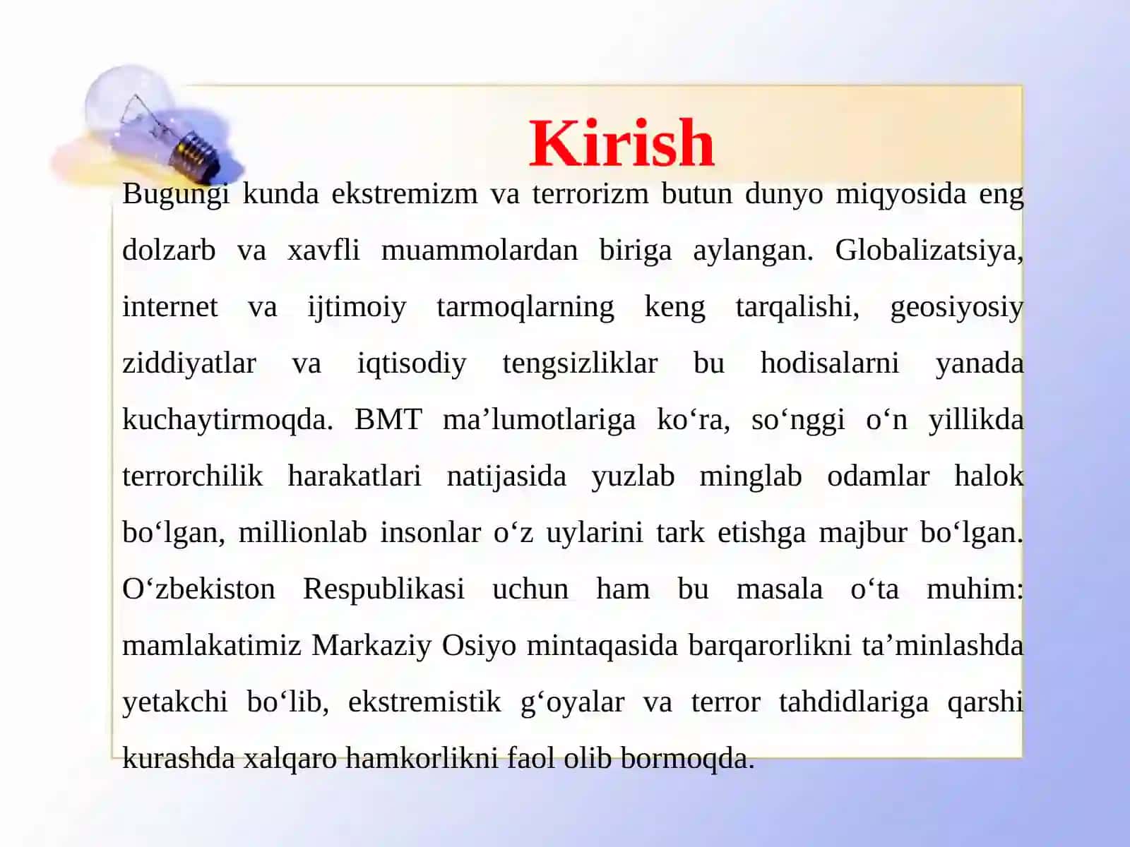 Ekstremizm va terrorizmning mohiyati va uning jamiyat barqarorligiga tahdidi 3