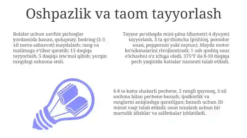 Kichik (3 yoshdan 4 yoshgacha ) guruh bolalar faoliyat turlari 3