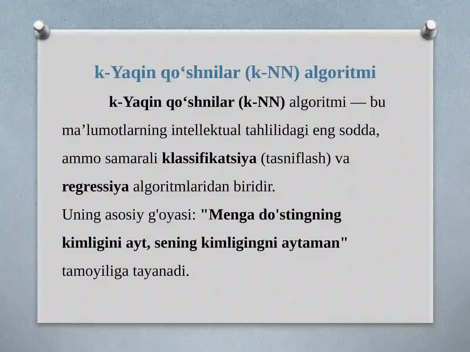 MA’LUMOTLARNING INTELLEKTUAL TAHLILI FANIDAN TAYYORLAGAN 2-Amaliymashg`ulot 3