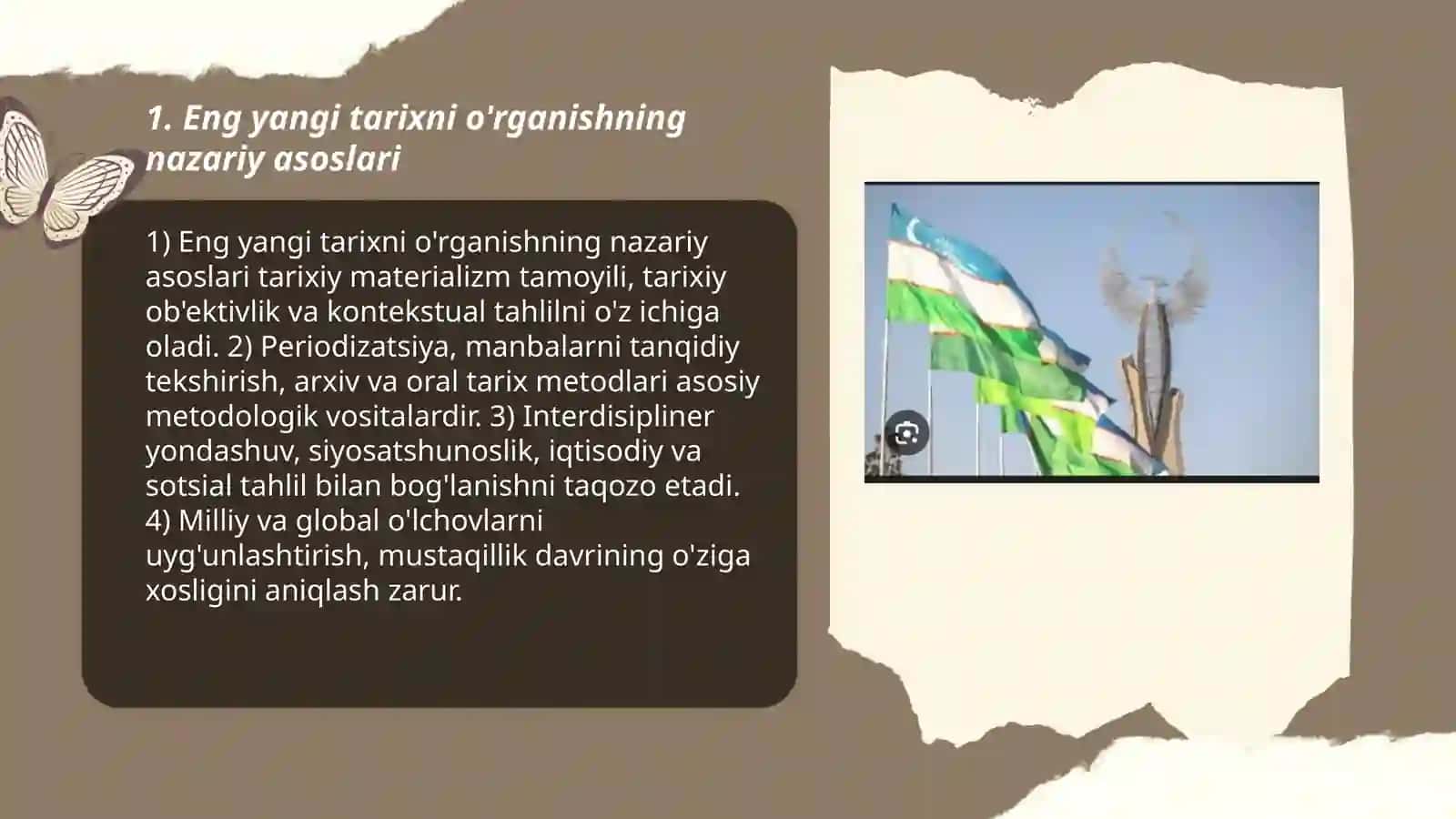 Eng yangi tarixni o'rganish funkiyalari va tamoyillari 3