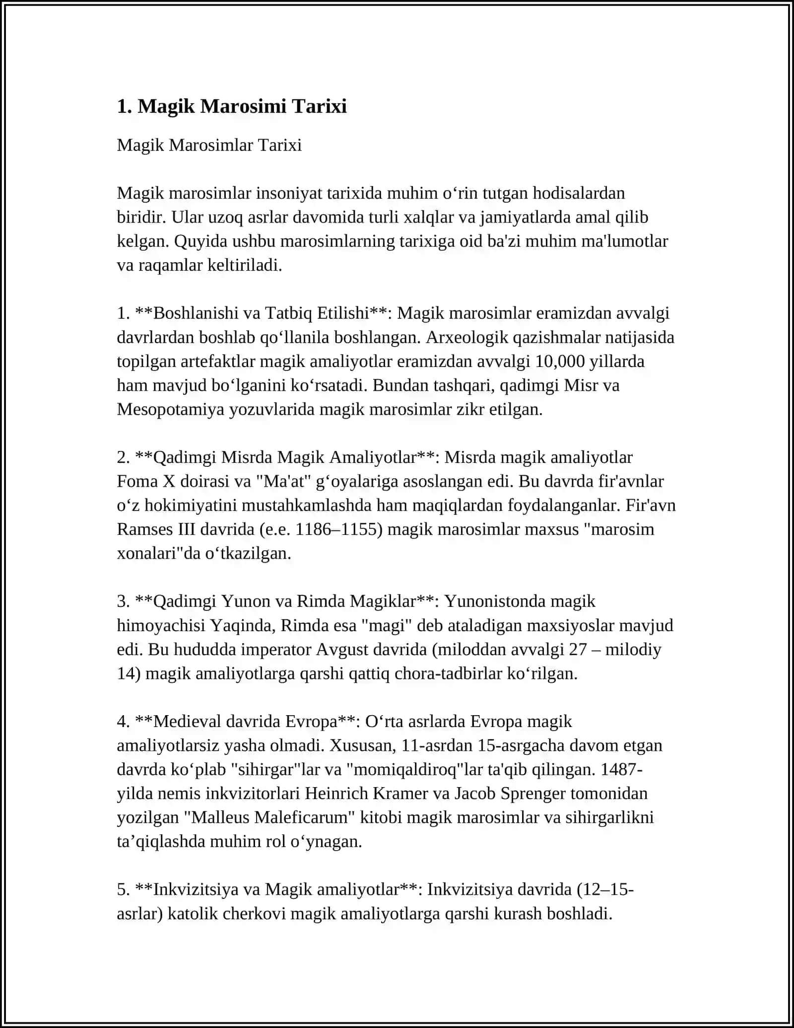 MAGIK MAROSIM HAQIDA 3