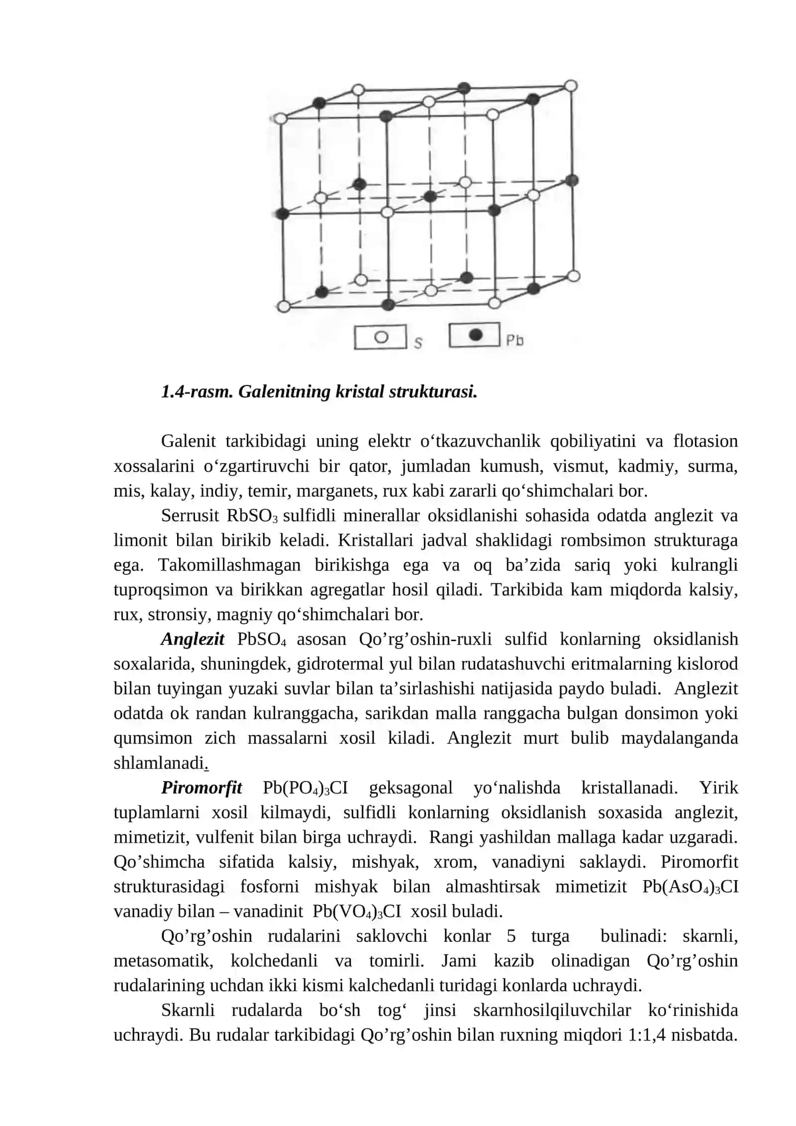 Ma’ruza: Qo‘rg‘oshin rudalarni boyitish texnologiyasi 3