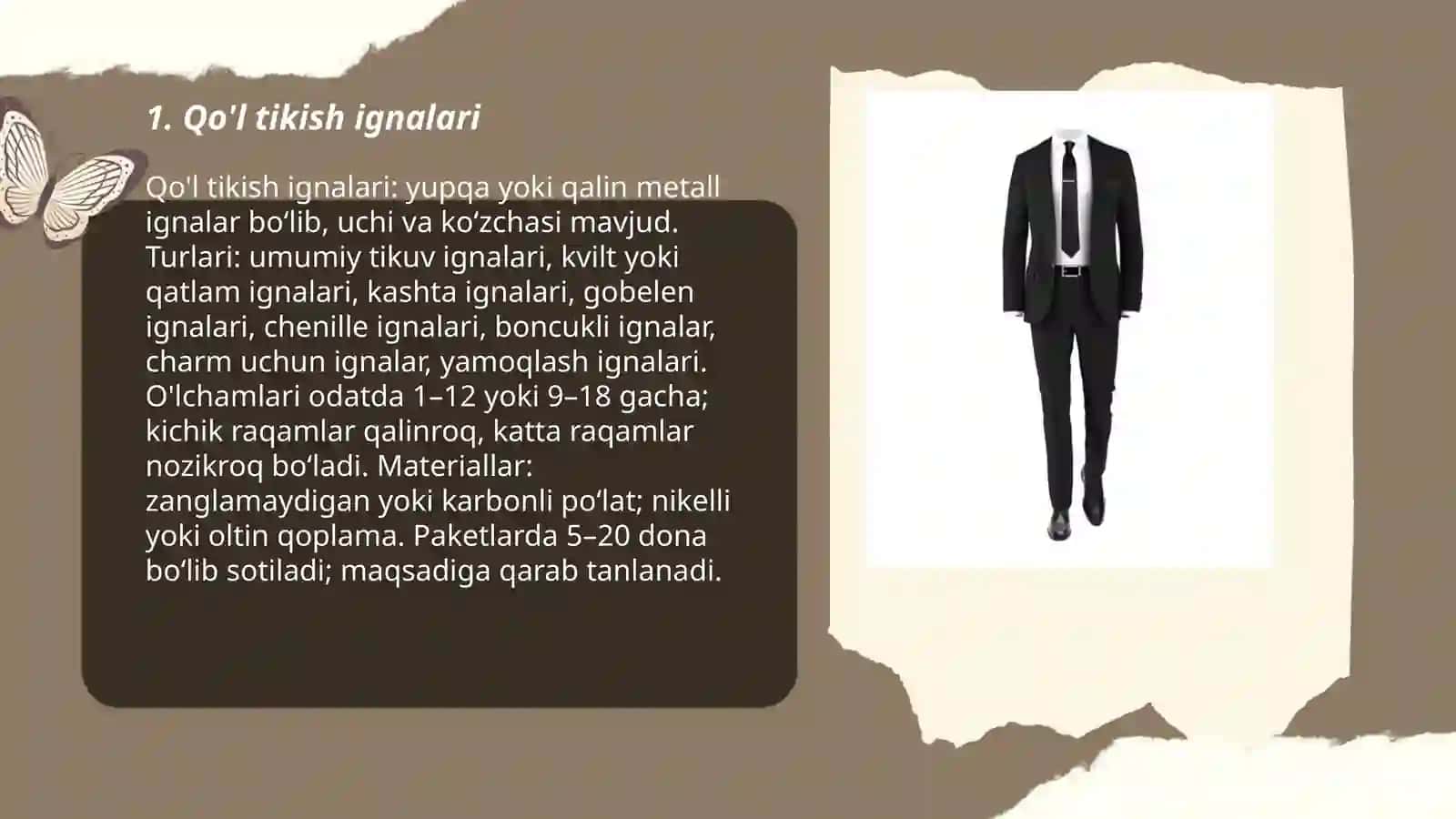 Qo'l tikish ignalari 3