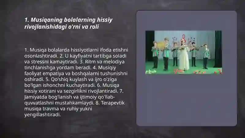 Bolalar hayotida musiqani oʻrni va roli 3