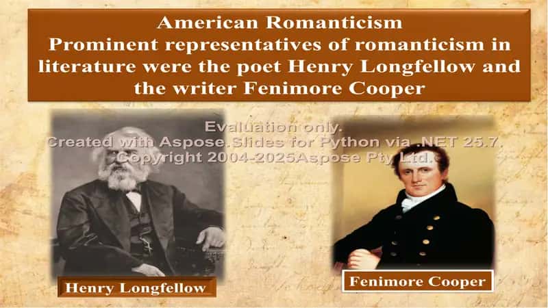 ROMANTICISM IN AMERICAN LITERATURE.LITERATURE OF ABOLITIONISM 3