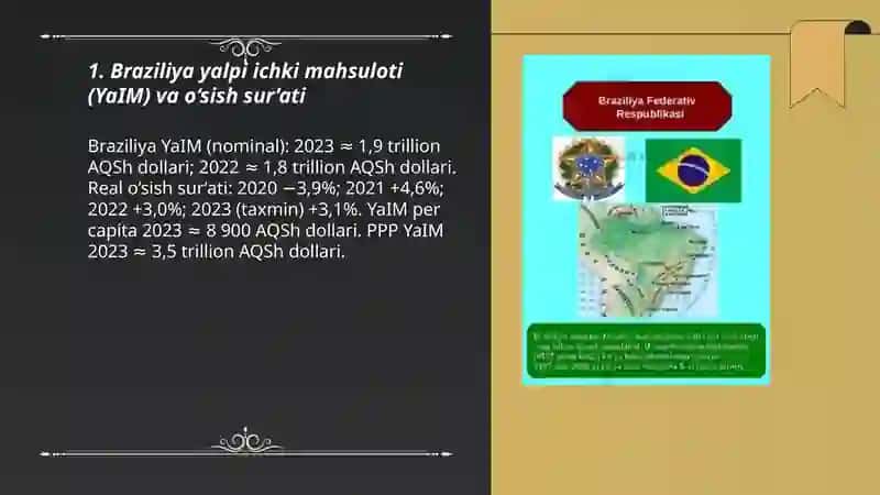 Braziliya iqtisodiy ko‘rsatkichlari 3