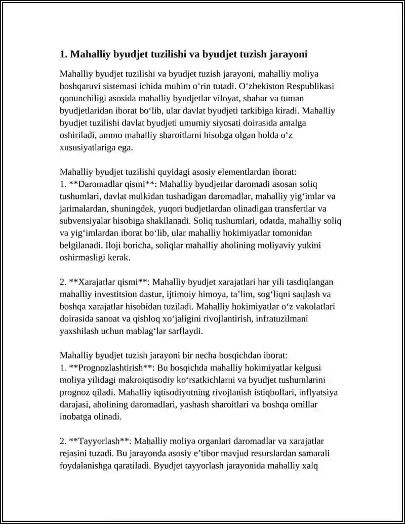 MAHALLIY MOLIYA 3