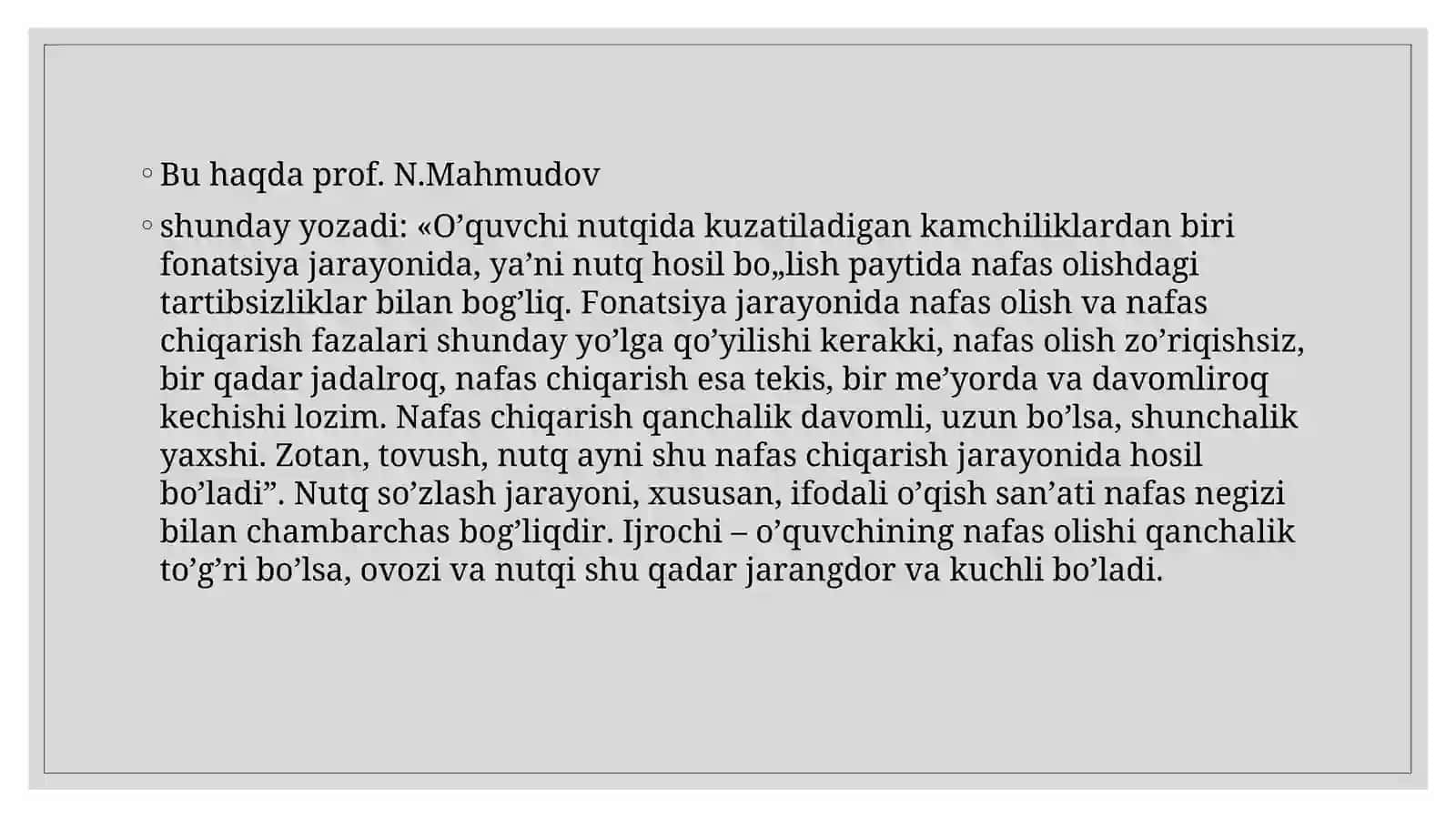 Ifodali o‘qishda nafas,ovoz va talaffuzning o‘rni 3