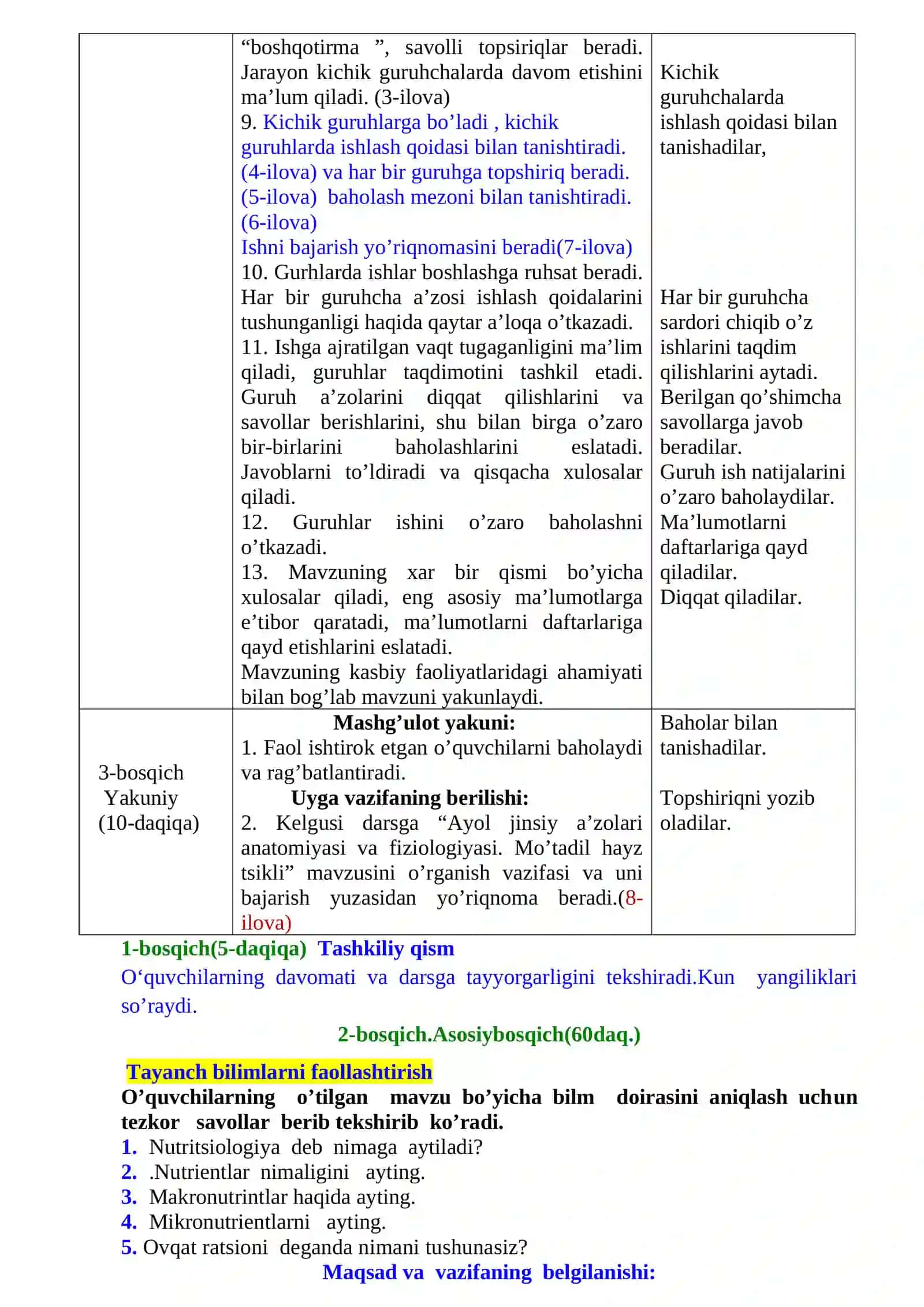 MAVZU № 2 Ovqatlanishning fiziologik-gigienik asoslari 3