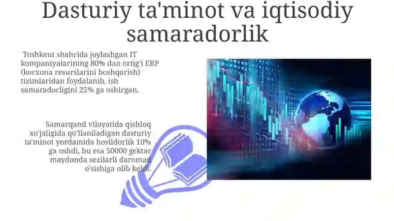 Iqtisodiyot tizimlarida dasturiy taminot va ularning ishlash prinspti 3