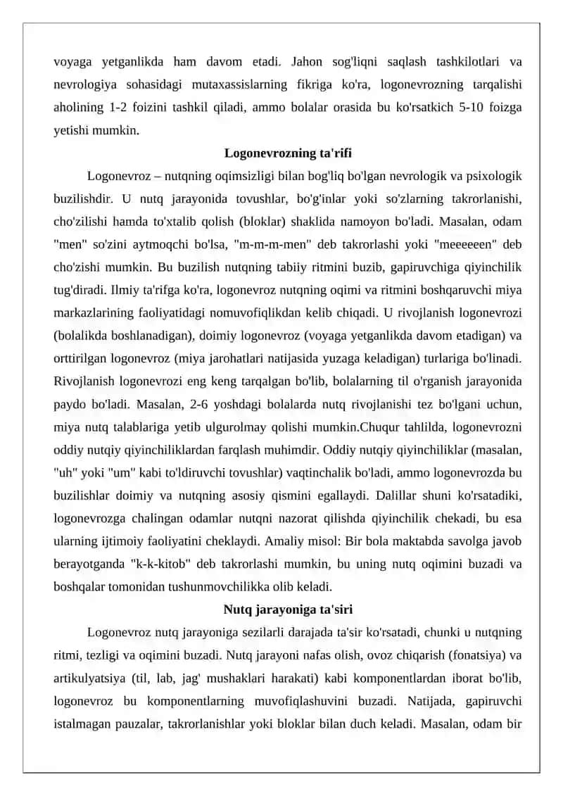 Logonevroz kasalliging kelib chiqsh sabalari va asoratlari 3