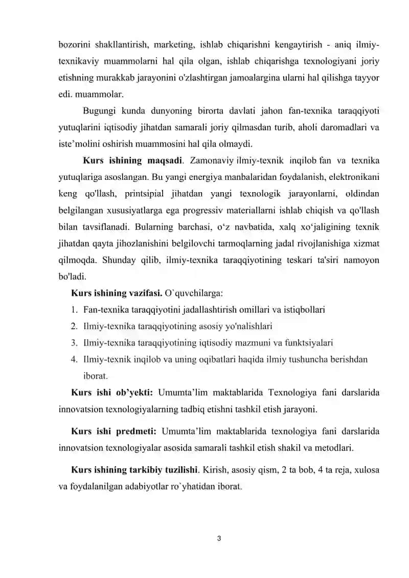 Fan Texnika Taraqqiyotini Jadallashtirish Omillari va Istiqbollari 3